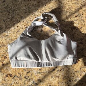 SHEIN Silver Sports Bra